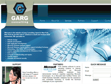 Tablet Screenshot of gargconsulting.biz